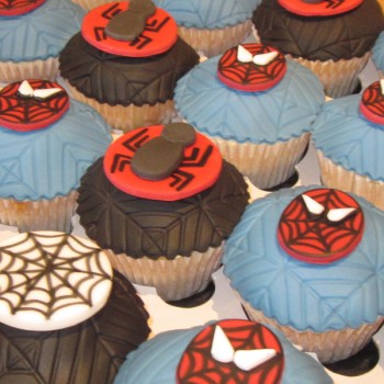 Friendly Neighborhood Spider-Man Cupcakes