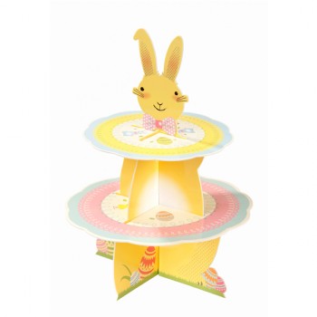 Easter Bunny 2 Tier Cup Cake Stand