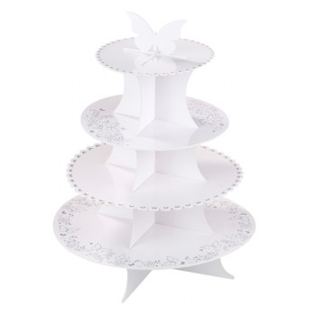 Wedding Cupcakes 4 Tier Cake Stand