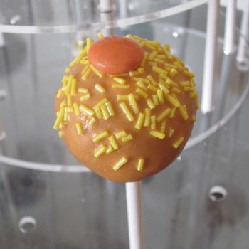 Lemon Cake Pops with Sprinkles