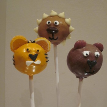 Wild Animal Cake Pops