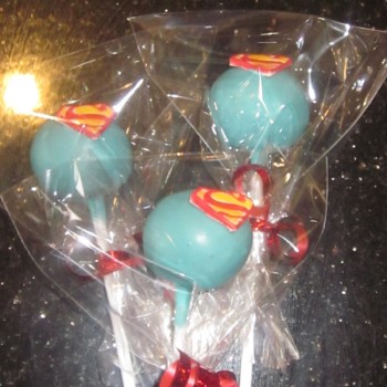 Superhero Cake Pops