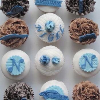 Big Boys Toys Themed Cupcakes