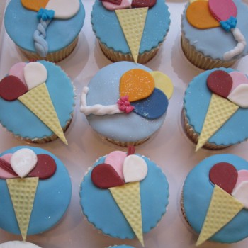 Summertime Themed Cupcakes