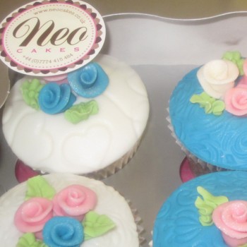 Flower Garden Themed Cupcakes