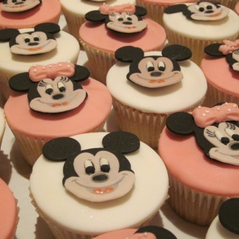 Mickey & Minnie Mouse Themed Cupcakes