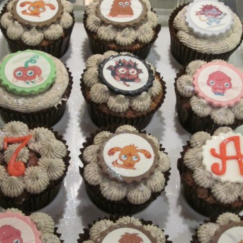 Moshi Monsters Themed Cupcakes