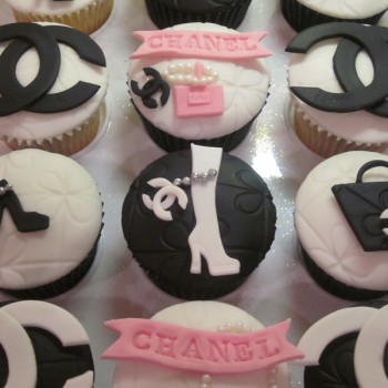 Chanel Designer Themed Cupcakes