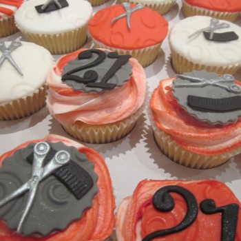 Barber & Hairdresser Themed Cupcakes