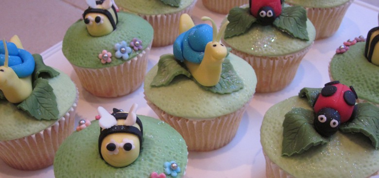 Garden Animal Cupcakes